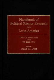 Handbook of political science research on latin america by david w dent. - Manual de instrucciones renault clio campus.