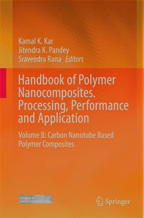 Handbook of polymernanocomposites processing performance and application. - Land und leute der britischen inseln: beiträge zur charakteristik englands ....