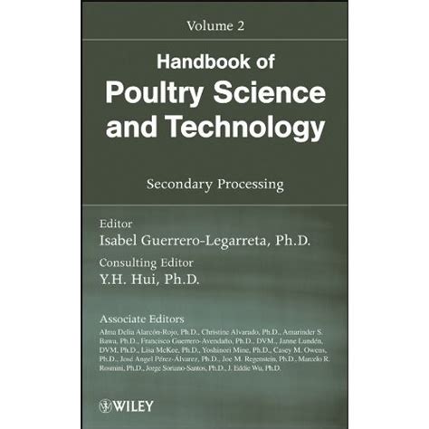 Handbook of poultry science and technology secondary processing volume 2. - Manual de suzuki rmz 450 2015 modelo.