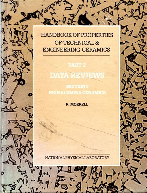Handbook of properties of technical engineering ceramics part 2 data reviews section 1 high alumina ceramics part 2. - Commedie di giovan gherardo de rossi.