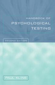 Handbook of psychological testing 2nd edition. - If you dont feed the teachers they eat the students guide to success for administrators and teachers kids.