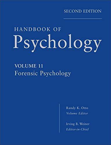 Handbook of psychology forensic psychology vol 11. - Introduzione alla storia delle dottrine politiche.