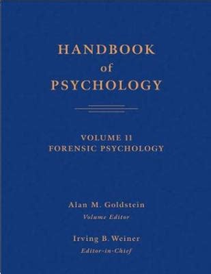 Handbook of psychology vol 11 forensic psychology. - Handbook of coping by moshe zeidner.