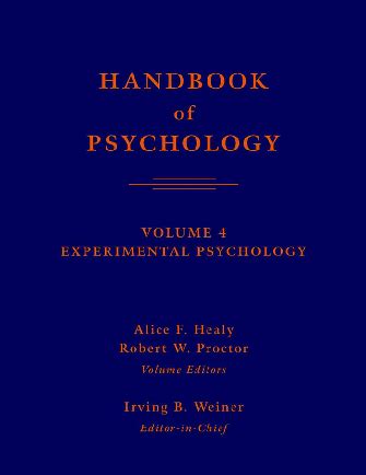 Handbook of psychology volume 4 experimental psychology. - Stage lighting the technicians guide an on the job reference tool with online video resources 2nd edition.