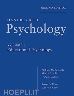 Handbook of psychology volume 7 educational psychology 2nd edition. - Manuale di riferimento del programma socra.