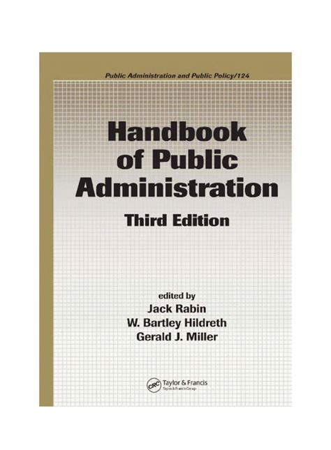 Handbook of public administration third edition handbook of public administration third edition. - Monsieur l'enfant et le cercle des bavards.