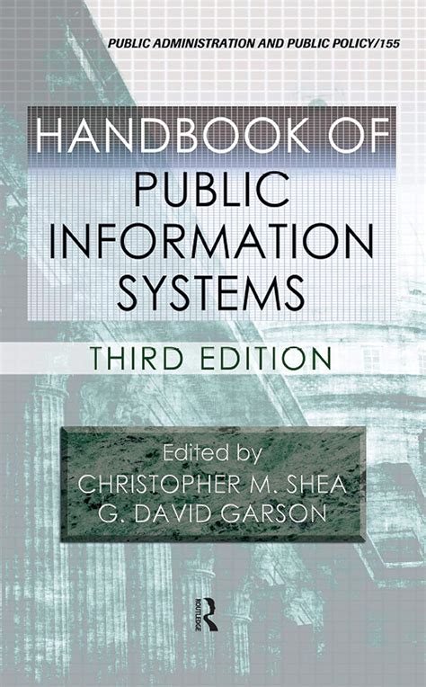Handbook of public information systems second edition by christopher m shea. - Manuale del kit di ricostruzione di zf s5 42.