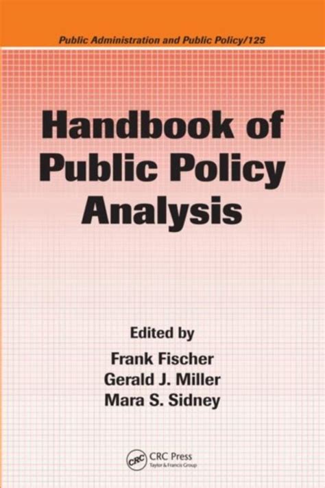 Handbook of public policy analysis by frank fischer. - Freebsd dominio de almacenamiento lo esencial dominio dominio volumen 4.