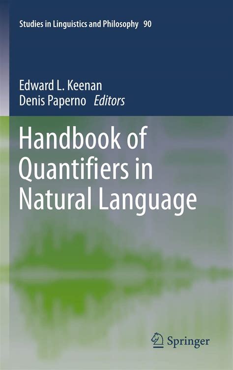 Handbook of quantifiers in natural language by edward keenan. - Guide to documentary letters of credit and ucp 500 w e f 1st january 1994.
