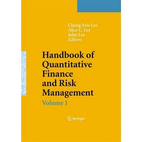 Handbook of quantitative finance and risk management by cheng few lee. - Yamaha xv250 1989 2000 service repair manual download.