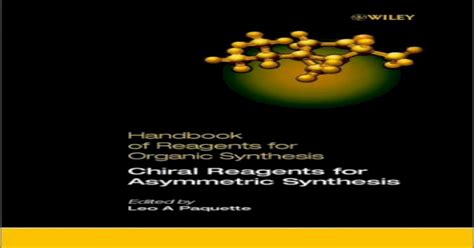 Handbook of reagents for organic synthesis chiral reagents for asymmetric synthesis hdbk of reagents for organic. - Scooter yamaha bws 2015 service manual.