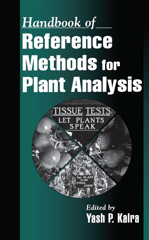Handbook of reference methods for plant analysis. - The anthropology graduates guide by carol j ellick.epub.
