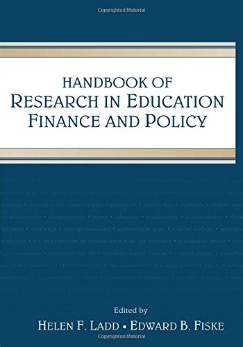 Handbook of research in education finance and policy by helen f ladd. - The sexy part of bible kola boof.