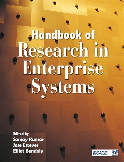 Handbook of research in enterprise systems by sanjay kumar. - Sanyo super microonde manuale per microonde.