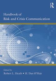 Handbook of risk and crisis communication. - Yamaha 1990 gas golf cart repair manual.