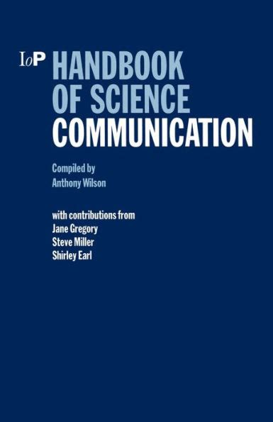 Handbook of science communication anthony wilson. - The lord of the rings the battle for middle earth prima official game guide.
