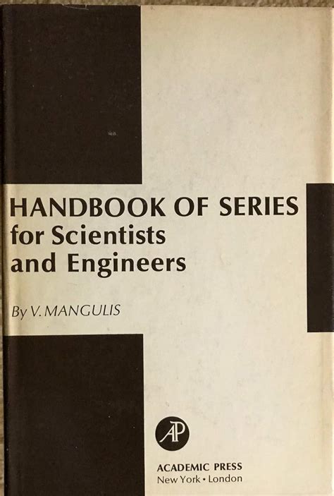 Handbook of series for scientists and engineers. - Pearson education science study guide answers.