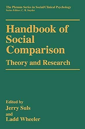 Handbook of social comparison theory and research the springer series in social clinical psychology. - Simulation als werkzeug in der handhabungstechnik.