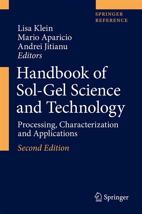 Handbook of sol gel science and technology processing characterization and applications vol 1 so. - Guida al software per farmacia flexipharm.