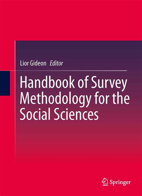 Handbook of survey methodology for the social sciences by lior gideon. - Personal finance student activity guide answera.