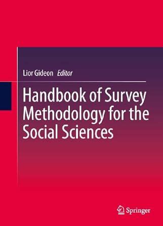 Handbook of survey methodology for the social sciences. - Gace media specialist secrets study guide gace test review for.