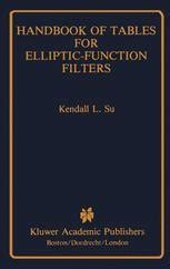 Handbook of tables for elliptic function filters. - 1998 1999 acura 23 cl repair shop manual original.