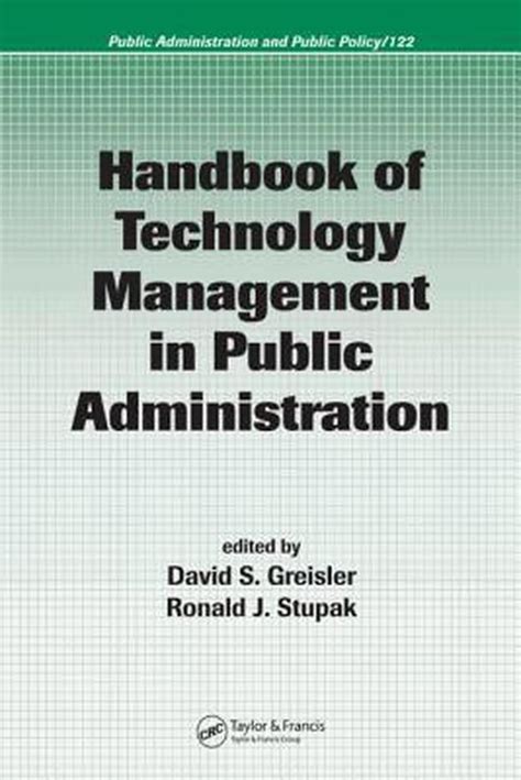 Handbook of technology management in public administration by david greisler. - Manuale di ricostruzione briggs e stratton serie 1650.