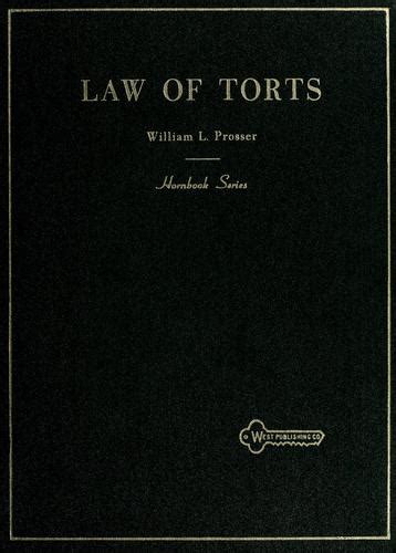 Handbook of the law of torts by william lloyd prosser. - Le serpent et l'arc-en-ciel par wade davis.