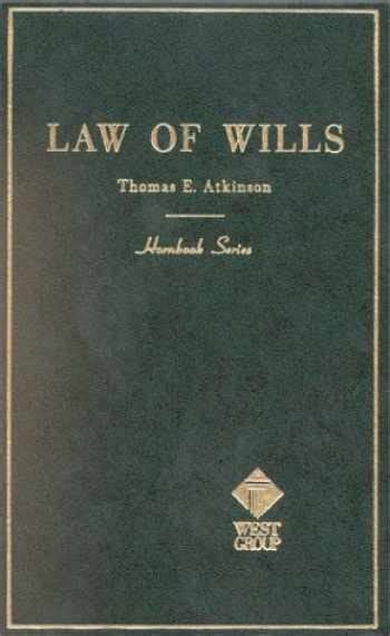 Handbook of the law of wills and other principles of. - Festschrift w. sas-zaloziecky zum 60. geburtstag..
