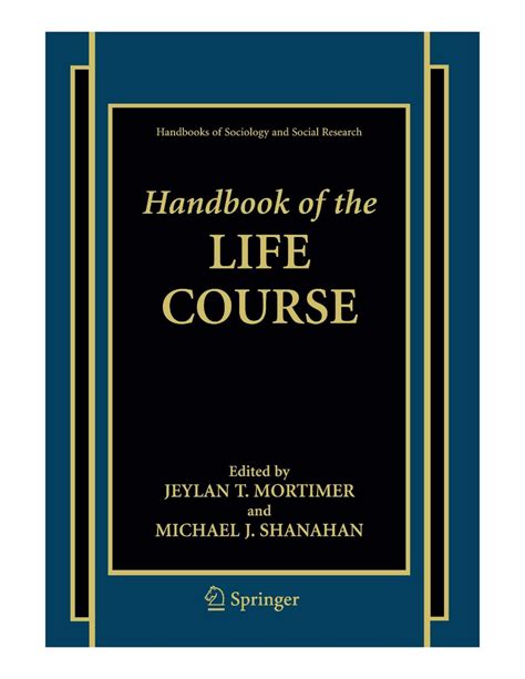 Handbook of the life course 1st edition. - Steuerpraxis handbuch für ipcc mai 2013.