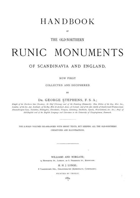 Handbook of the oldnorthern runic monuments of scandinavia and england. - La jeunesse africaine face à l'impérialisme..