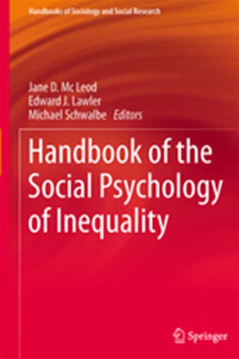 Handbook of the social psychology of inequality. - 2005 johnson 115 4 takt handbuch.