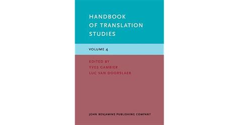 Handbook of translation studies volume 4. - Universita di pescara esame di stato architettura.