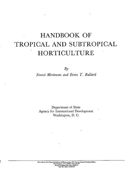 Handbook of tropical and subtropical horticulture. - Chronik der steyler mission in tsingtao 1923-1947.