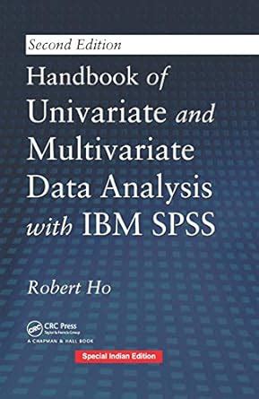 Handbook of univariate and multivariate data analysis with ibm spss. - Manuale heidelberg cp tronic per sm 74.