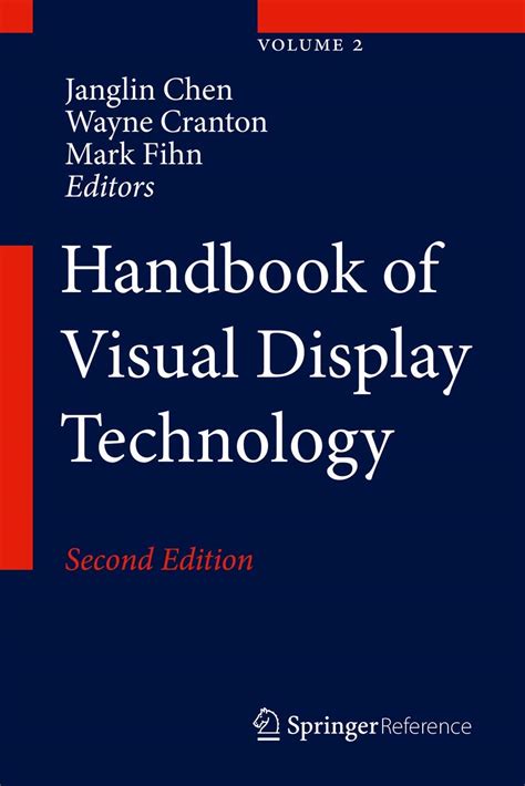 Handbook of visual display technology by janglin chen. - Law for recreation and sport managers.