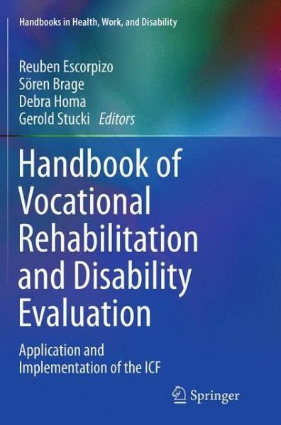 Handbook of vocational rehabilitation and disability evaluation application and implementation. - Wjec hospitality and catering revision guide.