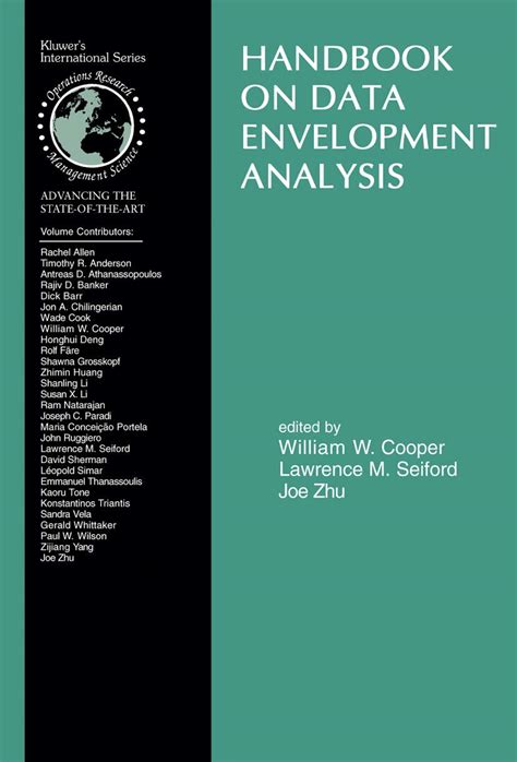 Handbook on data envelopment analysis international series in operations research. - Entering research a facilitators manual workshops for students beginning research in science w h freeman.