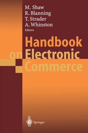 Handbook on electronic commerce by michael shaw. - Realismo trascendente en cuatro tragedias sociales de antonio buero vallejo.