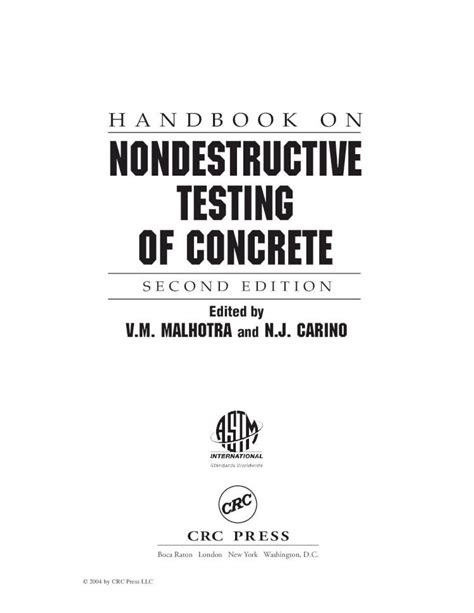 Handbook on nondestructive testing of concrete. - 1993 seadoo xp manual1992 seadoo xp manual.