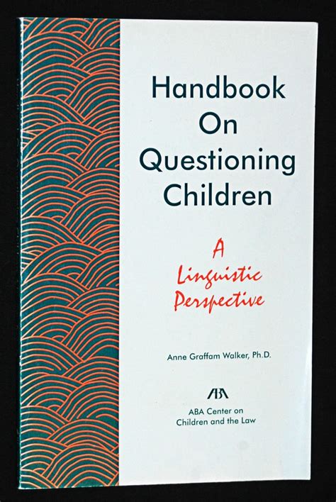 Handbook on questioning children a linguistic perspective. - Itinerario del museo nacional de colombia, 1823-1994.