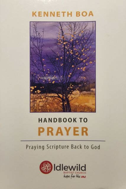 Handbook to prayer by kenneth boa. - Manuale di allevamento di fagiani di più uccelli selvatici in america.