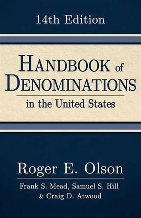 Download Handbook Of Denominations In The United States 14Th Edition By Roger E Olson