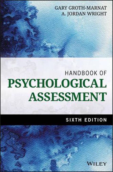 Read Handbook Of Psychological Assessment By Gary Grothmarnat