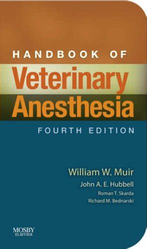 Download Handbook Of Veterinary Anesthesia By William W Muir Iii