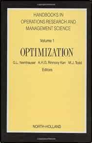 Handbooks in operations research and management science 1 optimization. - Introduzione alla logica fuzzy usando il manuale delle soluzioni matlab.