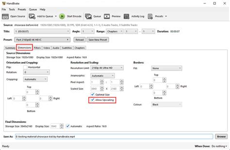 Handbrake 4k.  Let&rsquo;s compare.  Jul 14, 2025 · To enable upscali...