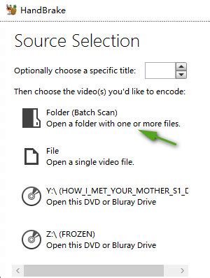 Handbrake batch scan not working.  Configuring Your Output Directory Fire up Handbrake.  It...