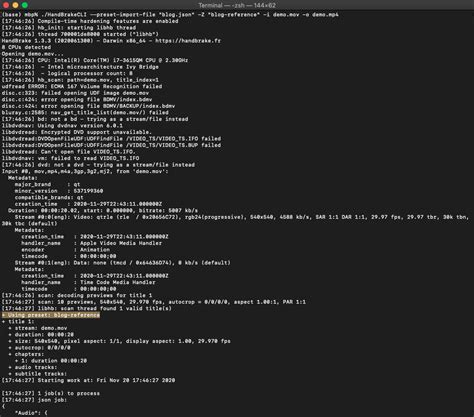 Handbrake cli custom preset. bat file so i can run as a batch, command line.  I woul...