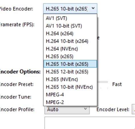 Handbrake encoder profile high422.  Lower levels are easier to decode,...